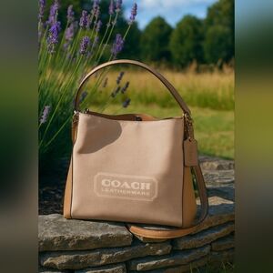 Coach Leatherware Tote C9078 — NWOT — Beige MSRP $398 NWOT
